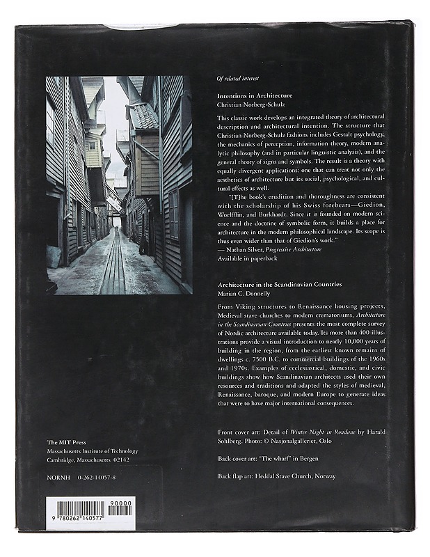 Nightlands: Nordic Building - Norberg-Schulz, Christian - Tietokirjat ja oppaat - 10105495476 - 1