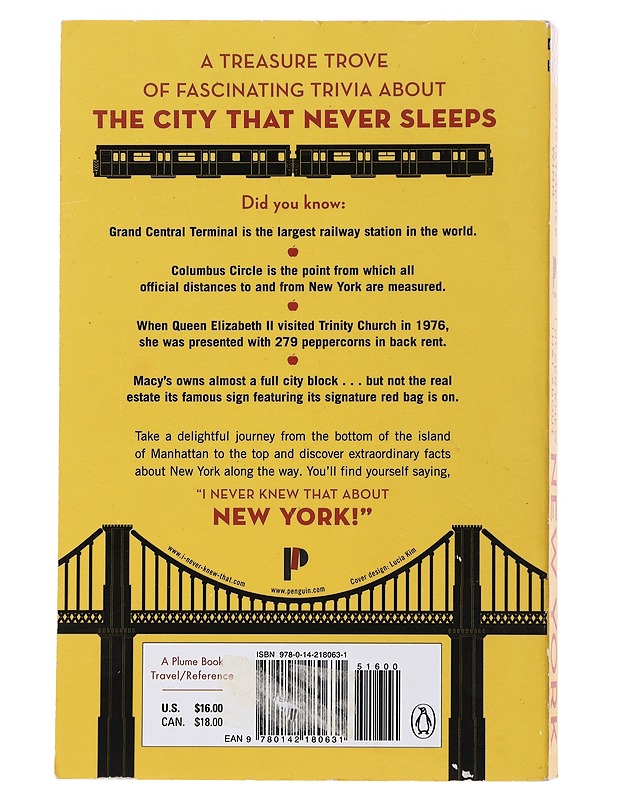 I never knew that about New York - Christopher Winn - Tietokirjat ja oppaat - 10105495477 - 1