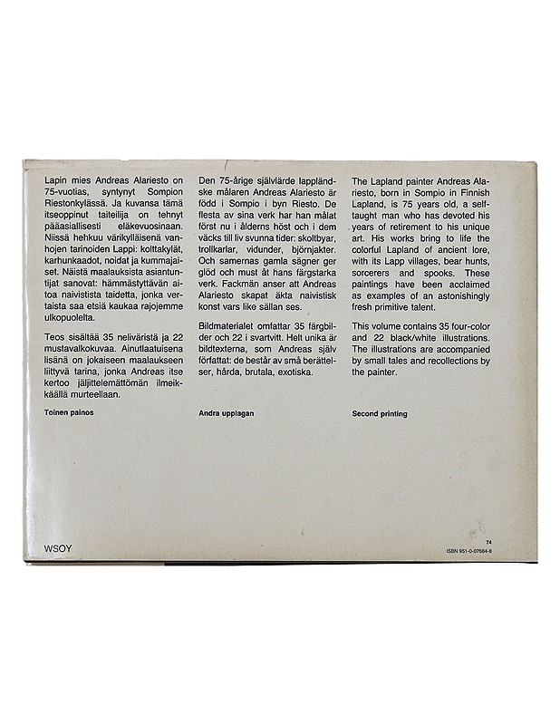 Andreas Alarieston lapinkuvat - Tietokirjat ja oppaat - 10105495486 - 1