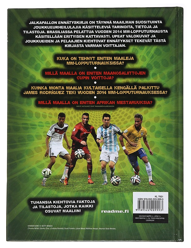 Jalkapallon ennätyskirja - Radnedge, Keir - Tietokirjat ja oppaat - 10105495488 - 1