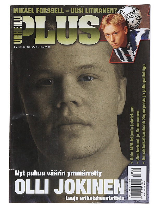 Urheilulehti Plus 6/1998 - Lehdet - 10105495507 - 0