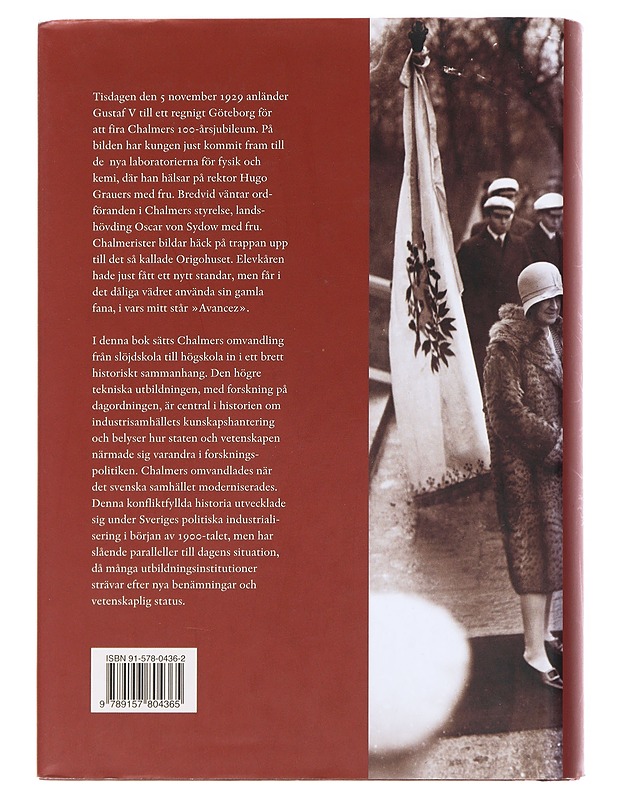 Staten, Chalmers och vetenskapen - Björck, Henrik - Historiakirjat - 10105495514 - 1