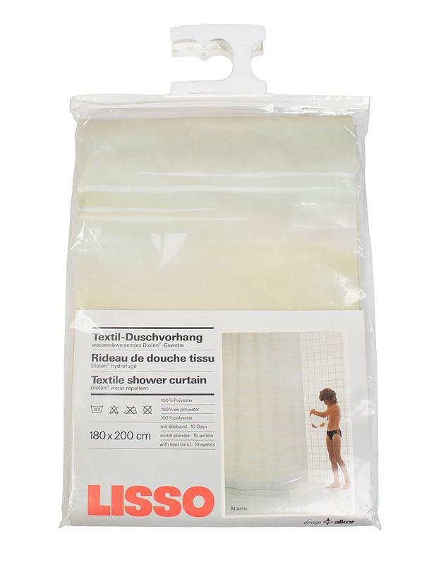 LISSO tekstiilisuihkuverho, 180  x 200 cm  - Verhot ja kapat - 10105495550 - 0