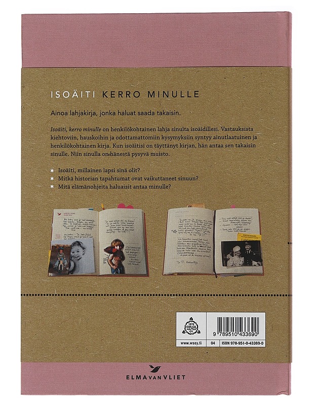 Isoäiti : Kerro minulle - Vliet, Elma van - Harrastekirjat - 10105495575 - 1