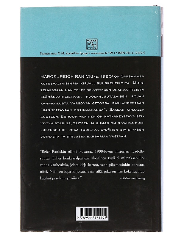 Eurooppalainen - Reich-Ranicki, Marcel - Elämäkerrat ja muistelmat - 10105495606 - 1