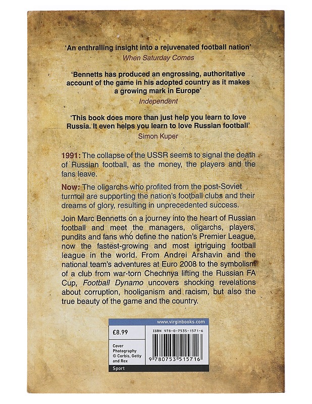 Football Dynamo - Bennetts, Marc - Harrastekirjat - 10105495643 - 1