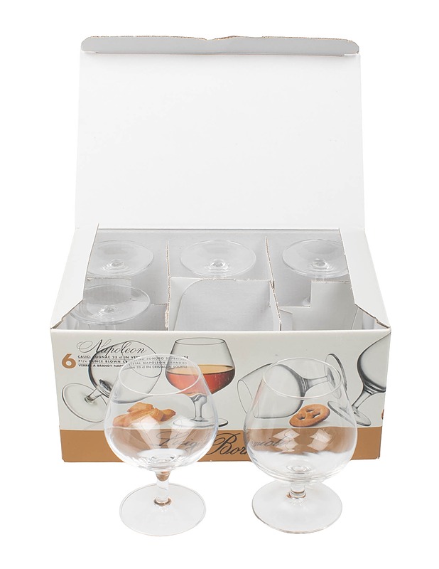 LUIGI BORMIOLI Napoleon konjakkilasi, 6 kpl - Lasit - 10105495661 - 0