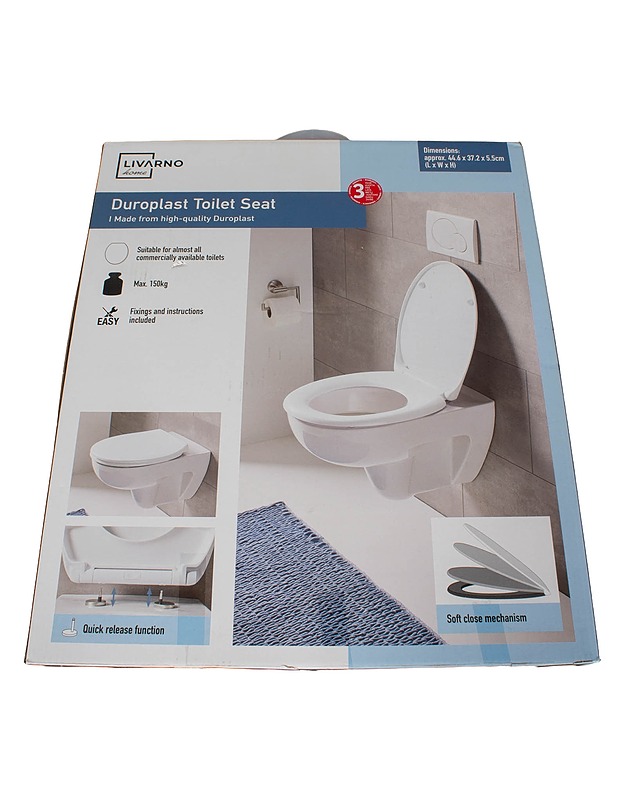 LIVARNO Duroplast wc-istuin - Muut sisustustavarat - 10105495764 - 2