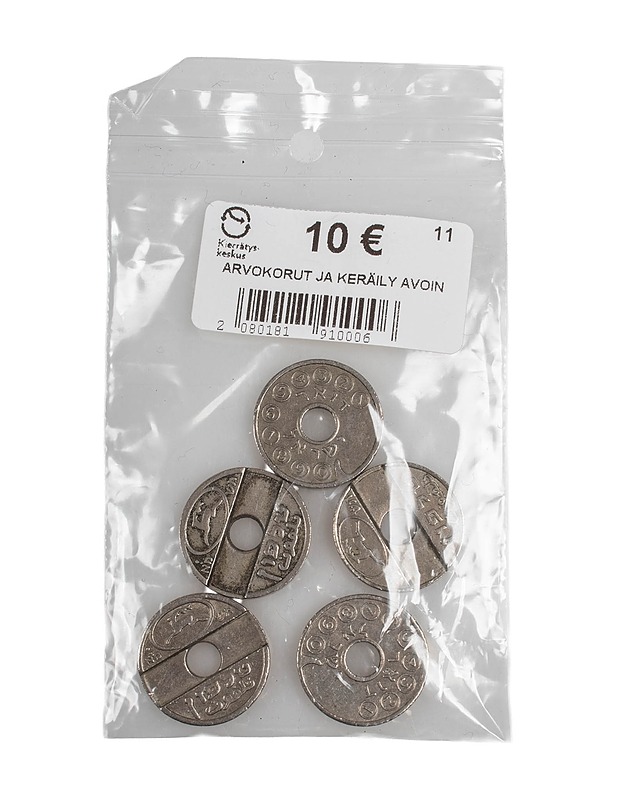 Israelilaisia Asimon-puhelinpoletteja, 5 kpl - Muut sisustustavarat - 10105495798 - 1