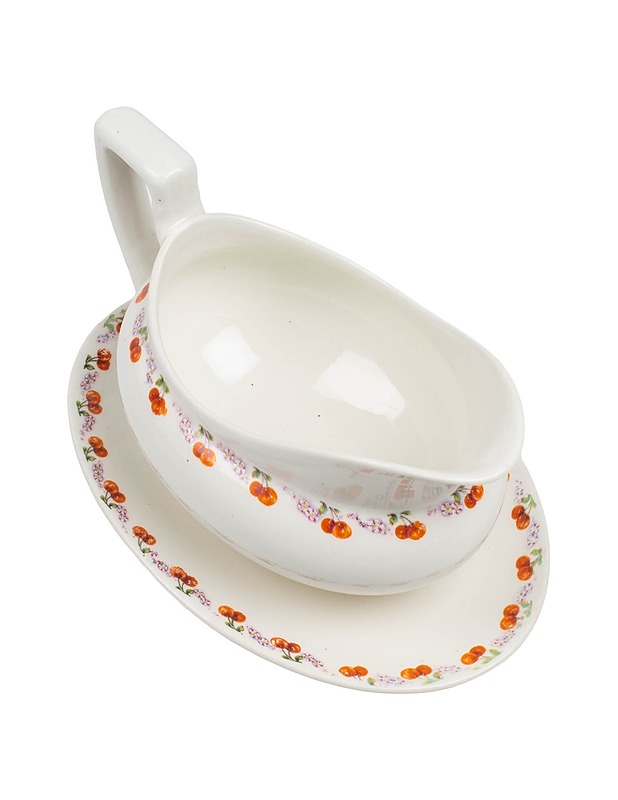 ARABIA Flora kastikekannu aluslautasella - Designsuosikit - 10105495817 - 2