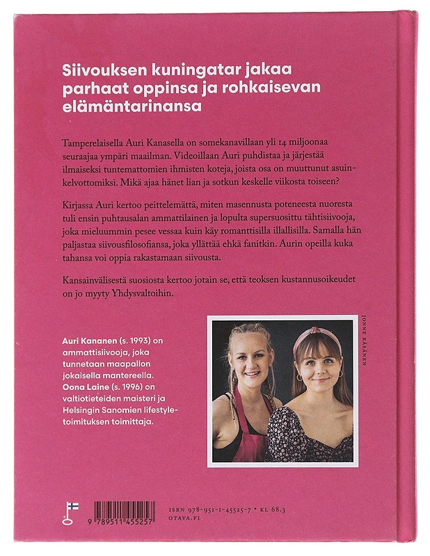 Aurin siivousrakkauskirja - Laine, Oona - Elämäkerrat ja muistelmat - 10105495855 - 1