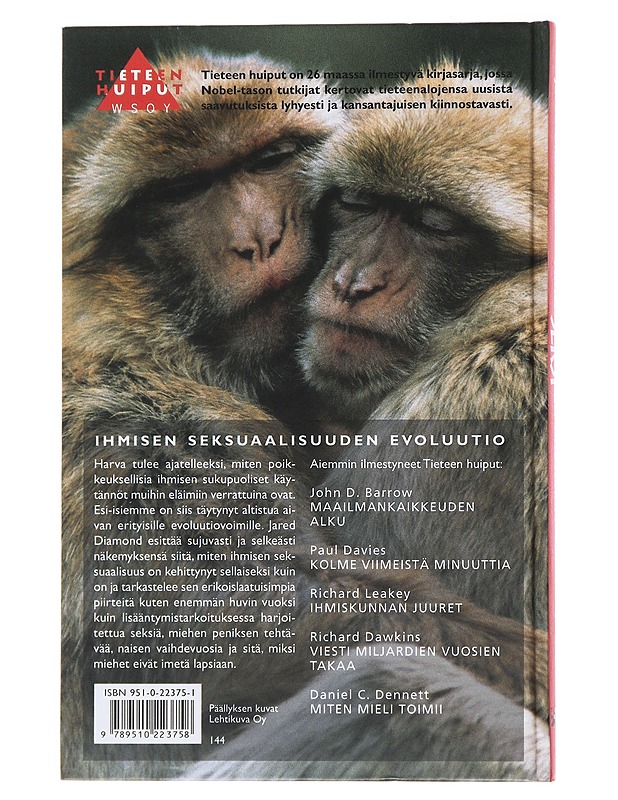 Miksi seksi on hauskaa? - Diamond, Jared - K18 - Tietokirjat ja oppaat - 10105495874 - 1