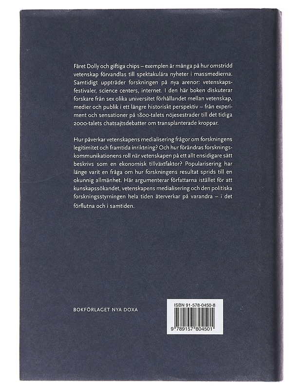 Den mediala vetenskapen - Ekström, Anders - Tietokirjat ja oppaat - 10105495885 - 1