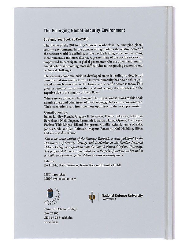 The emerging global security environment - Huldt, Bo - Tietokirjat ja oppaat - 10105495894 - 1