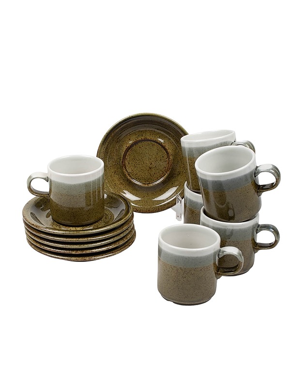 PENTIK Kanerva kahvikuppi ja tassi kuudelle - Mukit ja kahvikupit - 10105495893 - 0