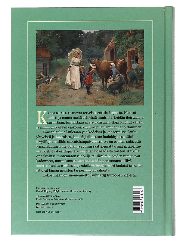 Eurooppalaisia kansanlauluja - Rahikainen, Esko - Musiikki- ja elokuvakirjat - 10105495918 - 1