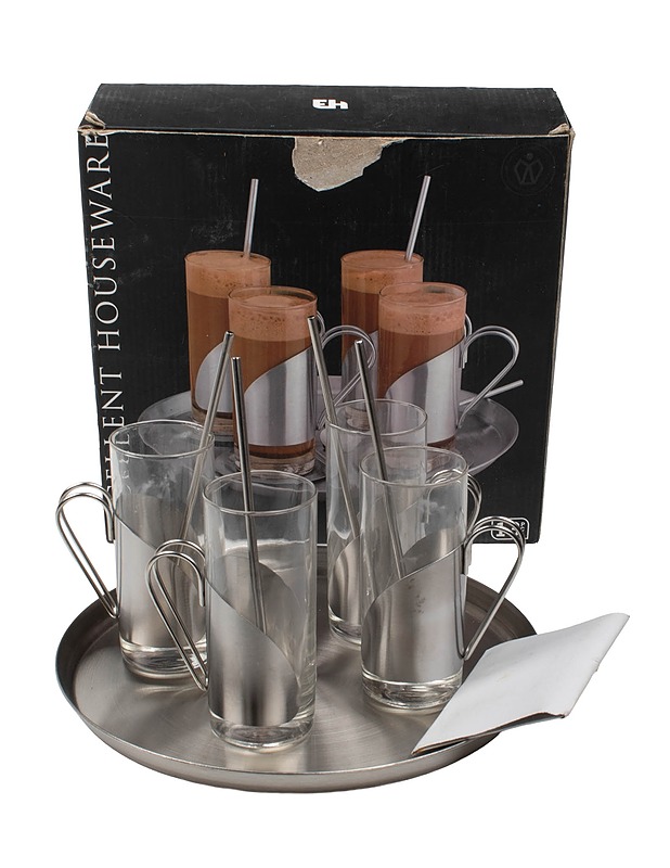 EXCELLENT HOUSEWARE 9-osainen kahvilasisetti - Lasit - 10105495938 - 0