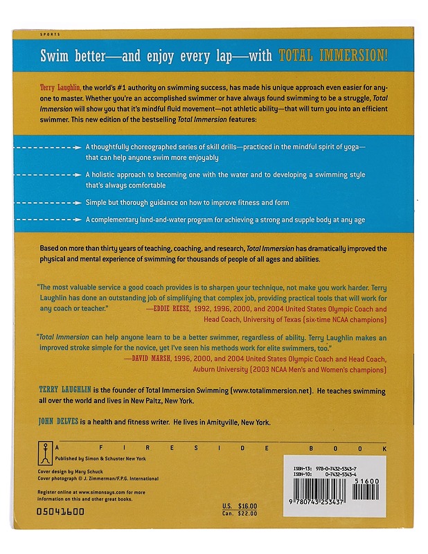 Total Immersion - Terry Laughlin, John Delves - Tietokirjat ja oppaat - 10105495964 - 1