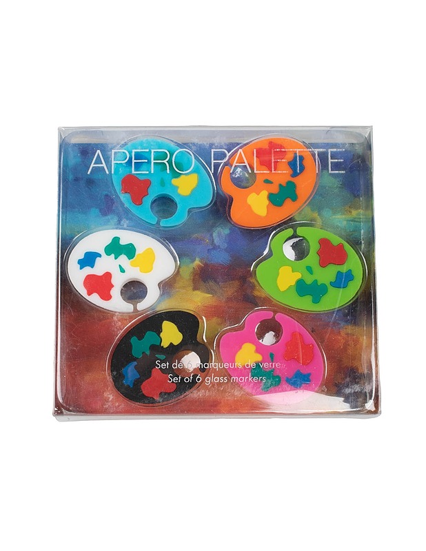 PYLONES Apero Palette lasimerkit, 6 kpl - Muut astiat - 10105495966 - 0
