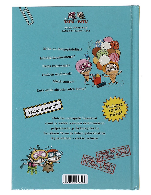 Tatun ja Patun kaverikirja - Havukainen, Aino - Lastenkirjat - 10105496005 - 1