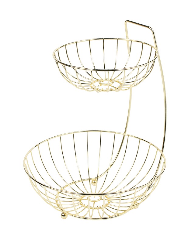 Kaksitasoinen hedelmäkori - Tarjoiluastiat - 10105496029 - 0