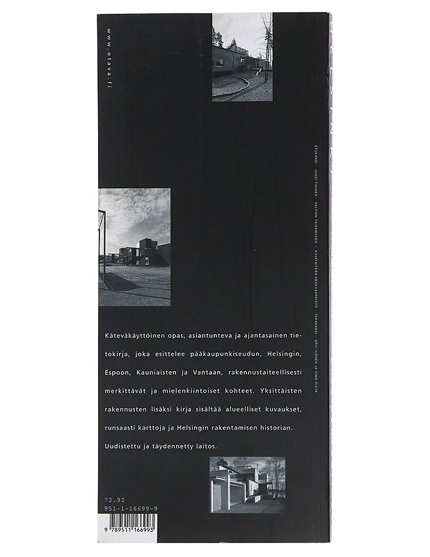 Helsinki, Espoo, Kauniainen, Vantaa : arkkitehtuuriopas - Arvi Ilonen - Tietokirjat ja oppaat - 10105496043 - 1