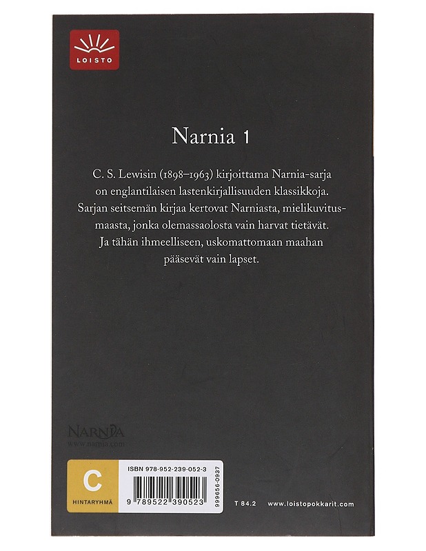 Velho ja leijona - Lewis, C. S. - Fantasia- ja scifi - 10105496054 - 1