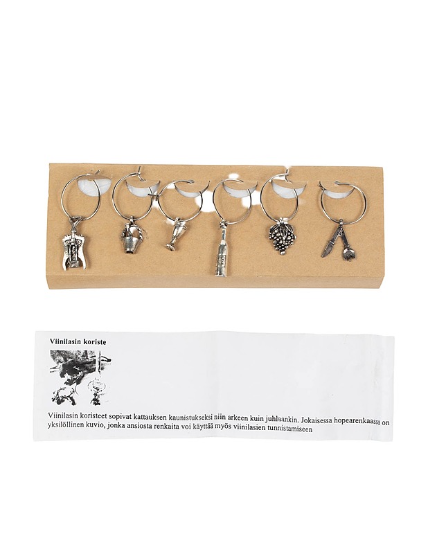 Viinilasin koristeet, 6 kpl - Muut astiat - 10105496093 - 1