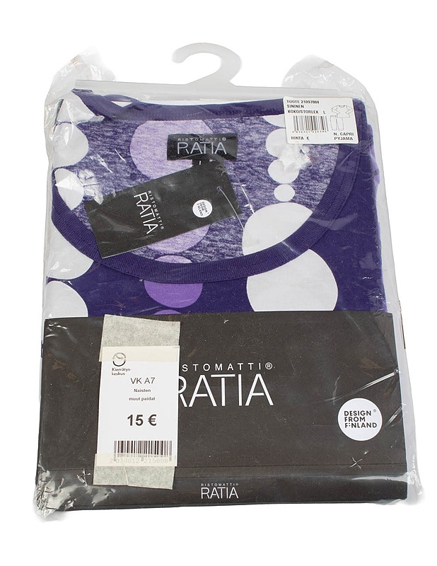 RISTOMATTI RATIA Capri pyjama, L - The Most Wanted vaatteet ja asusteet - 10105496112 - 0