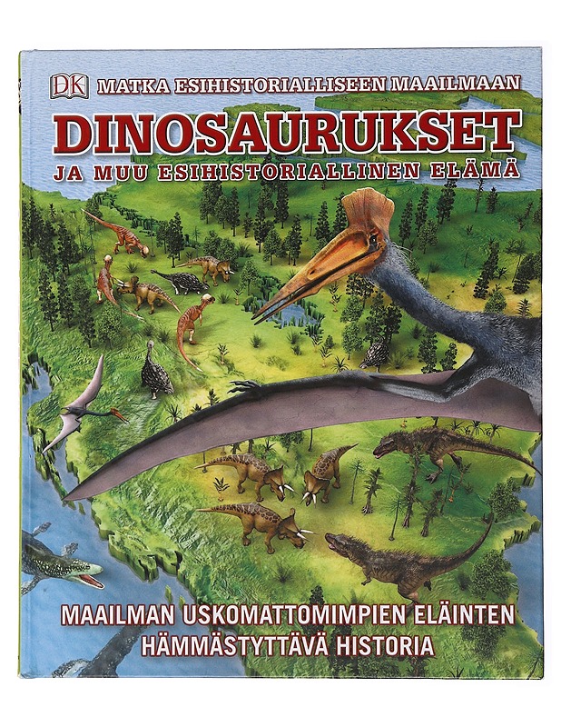 Dinosaurukset ja muu esihistoriallinen elämä : matka esihistorialliseen maailmaan - Barker, Chris - Lastenkirjat - 10105496124 - 0