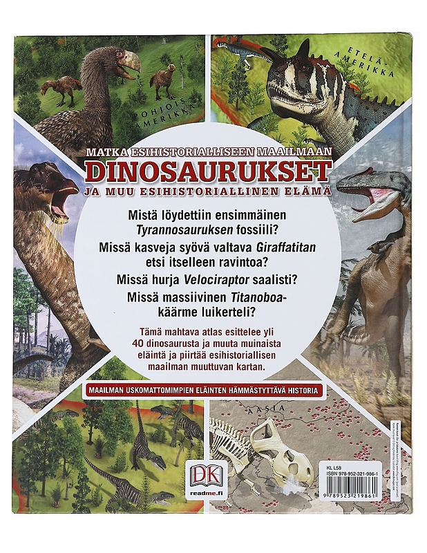 Dinosaurukset ja muu esihistoriallinen elämä : matka esihistorialliseen maailmaan - Barker, Chris - Lastenkirjat - 10105496124 - 1