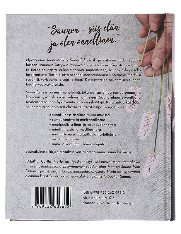 Hyvää oloa saunomalla : saunafulness - Carita Harju - Kirja lahjaksi - 10105496150 - 1