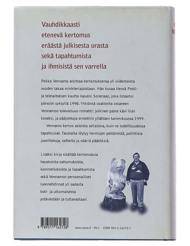 Pekka, posti ja Sonera : [kertomus tosielämästä] - Vennamo, Pekka - Elämäkerrat ja muistelmat - 10105496177 - 1