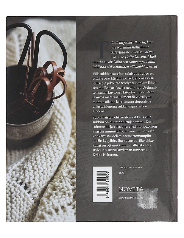 Kaikkien aikojen villasukat : 90-vuotiaan Novitan juhlakirja - Appelström, Erika - Tietokirjat ja oppaat - 10105496184 - 1