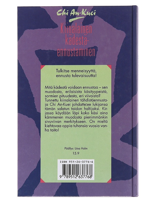 Kiinalainen kädestäennustaminen - Chi, An-Kuei - Tietokirjat ja oppaat - 10105496267 - 1