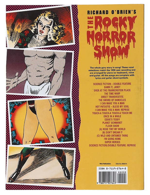 The Rocky Horror Show : Vocal selections - Richard O'Brien - Musiikki- ja elokuvakirjat - 10105496305 - 1