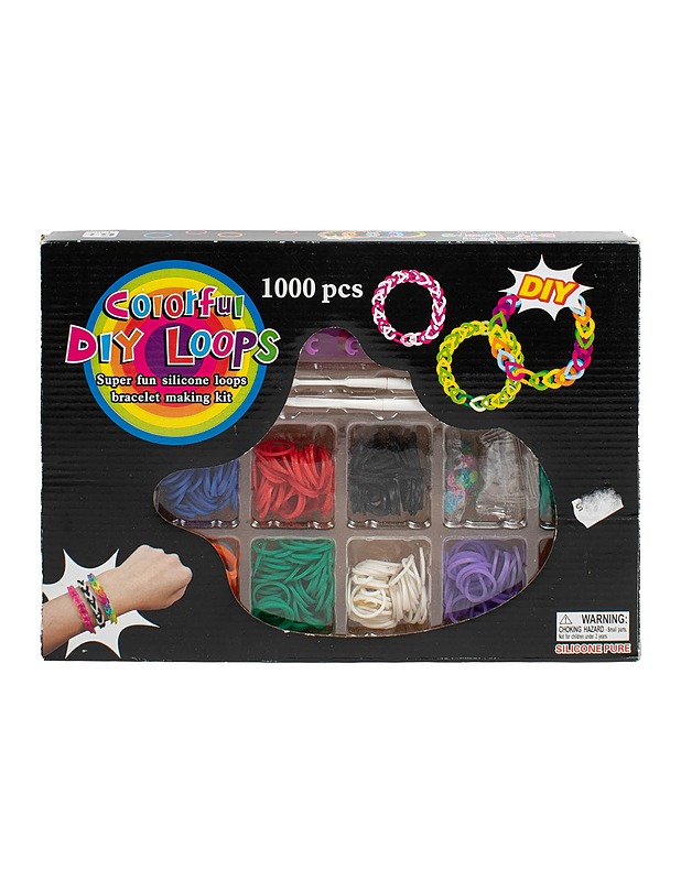 COLORFUL DIY LOOPS Ystävärengassetti - Askartelu - 10105496337 - 0