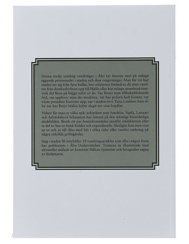 Steg i staden III - Sjöström, Ralf-Erik - Historiakirjat - 10105496392 - 1