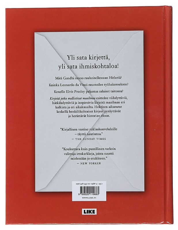Kirjeitä jotka mullistivat maailmaa - Usher, Shaun - Elämäkerrat ja muistelmat - 10105496402 - 1