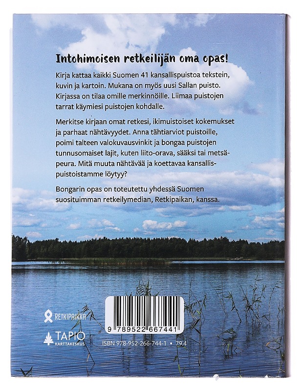 Kansallispuistot : bongarin opas - Saari, Jonna - Tietokirjat ja oppaat - 10105496443 - 1