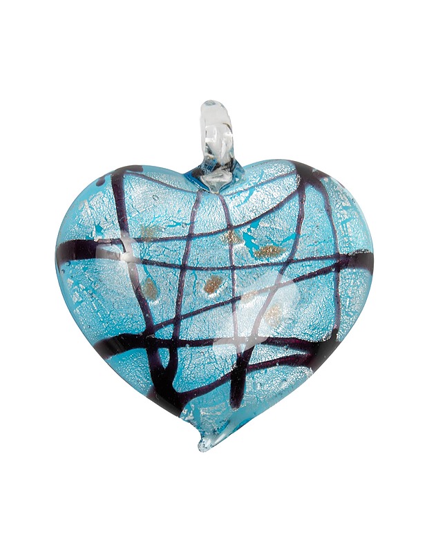 Lasisydän - amuletti - Askartelu - 10105496563 - 0