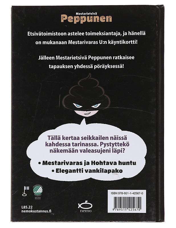 Mestarietsivä Peppunen : Mestarivaras ja Hohtava huntu - Troll - Lastenkirjat - 10105496595 - 1