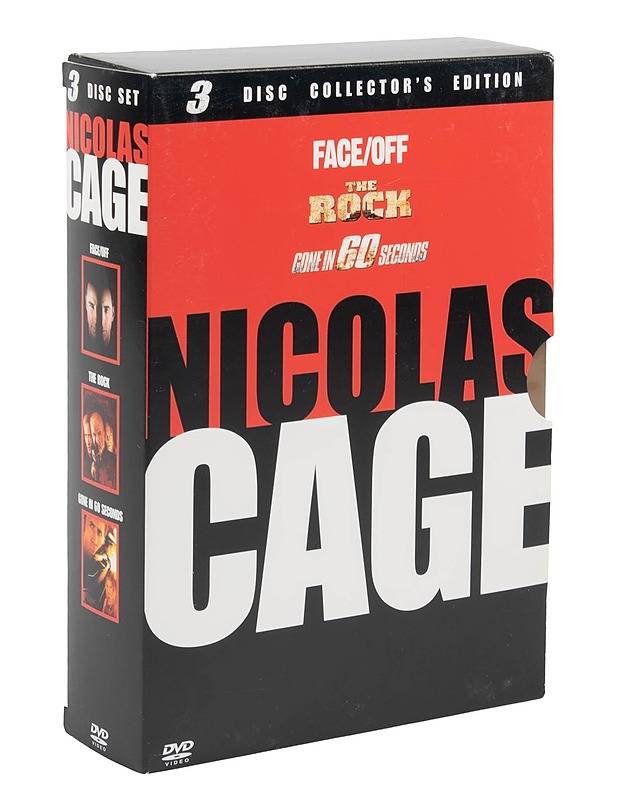 Nicholas Cage 3 Disc Set: Face/Off, The Rock, Gone in 60 Seconds - DVD - DVD-elokuvat - 10105496655 - 0