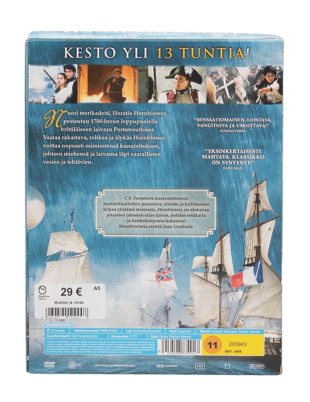 Hornblower - DVD - DVD-elokuvat - 10105496697 - 1