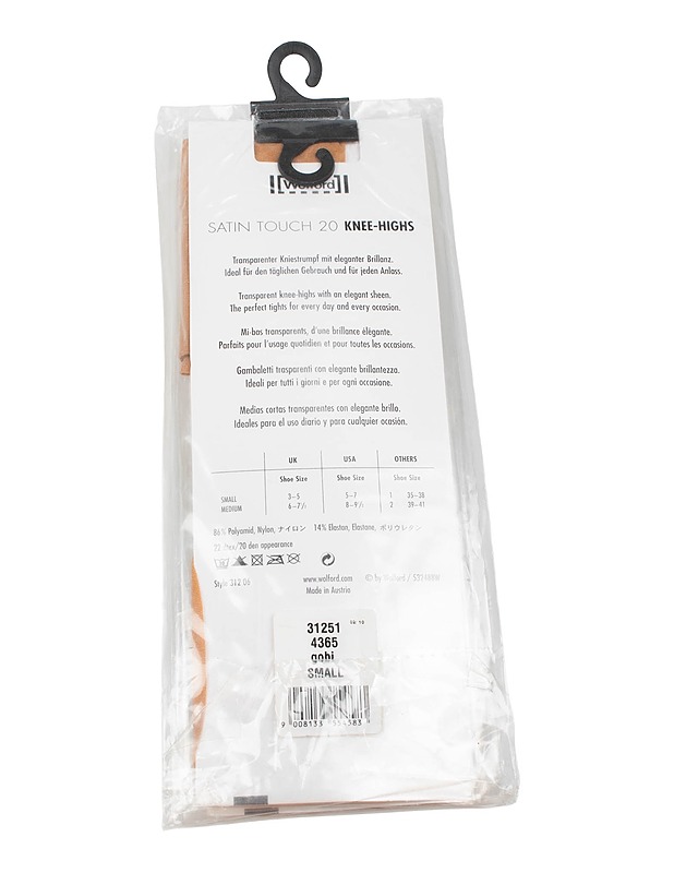 WOLFORD Satin Touch 20 polvisukat, S - Asusteet - 10105496765 - 1