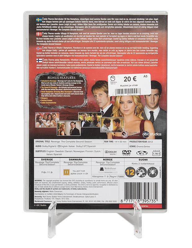 Revenge : Season 2 - DVD - DVD-elokuvat - 10105496771 - 1
