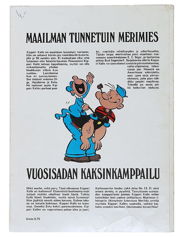 Kippari-Kalle : Kunnian kysymys ja merihilun juoni - Helena Rantala - Lastenkirjat - 10105496790 - 1