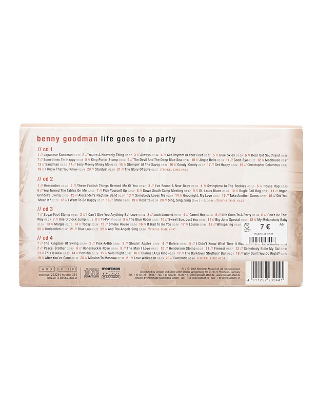 Benny Goodman - Life Goes To A Party - CD - CD-levyt - 10105496803 - 1
