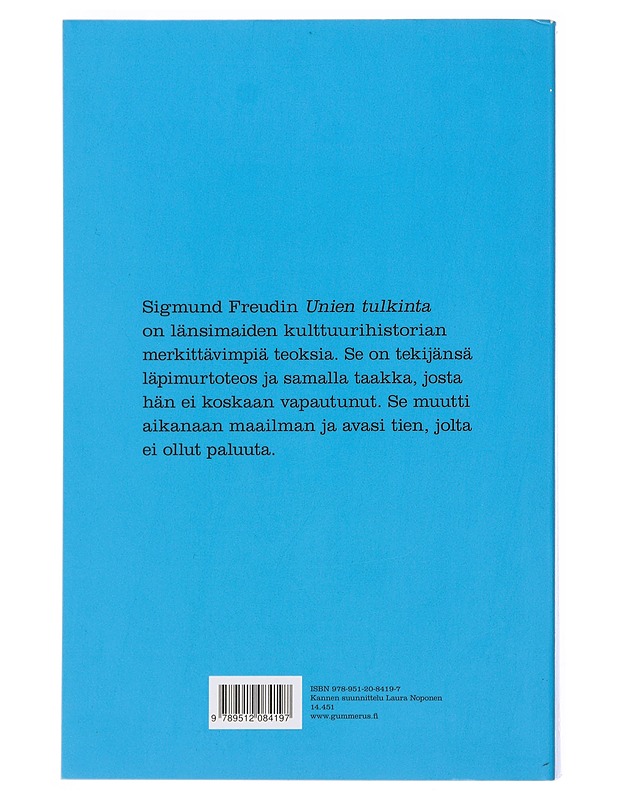 Unien tulkinta - Freud, Sigmund - Tietokirjat ja oppaat - 10105496852 - 1