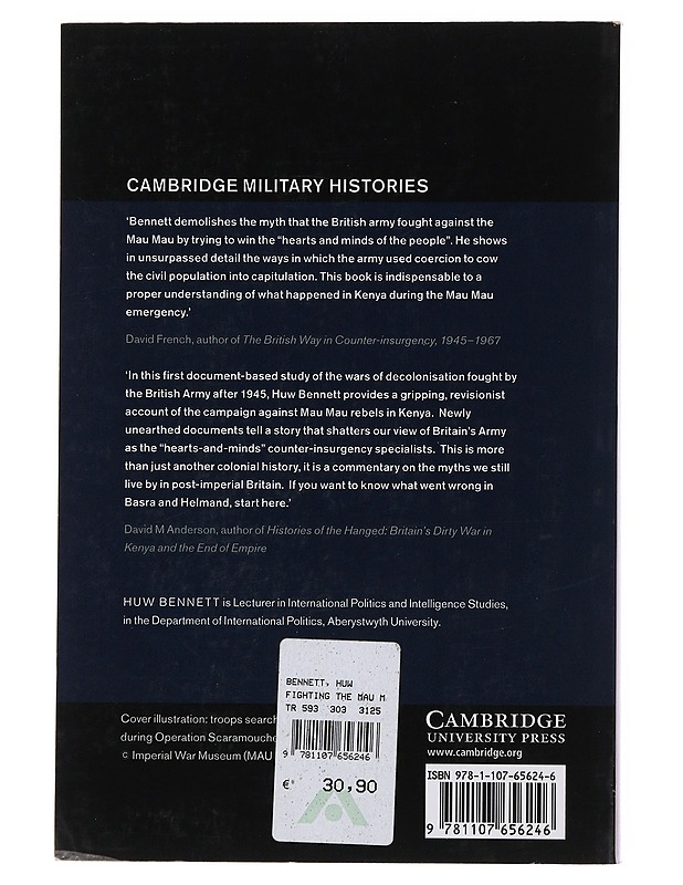 Fighting the Mau Mau - Huw Bennett - Historiakirjat - 10105496855 - 1